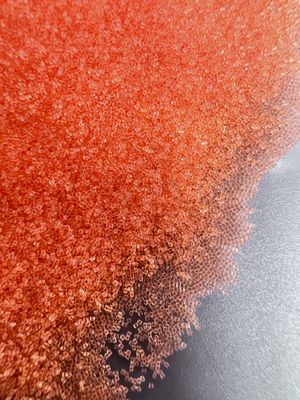 গুণ  Orange Plastic Blasting Media 0.5mm  Round Polyamide Polishing Sands কারখানা