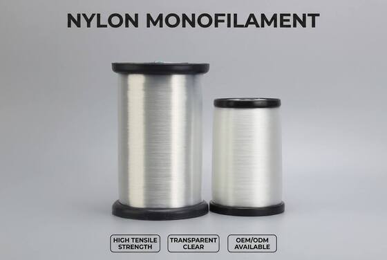 60D 80D 100D  0.10MM 0.12MM 0.14MM Monofilament Yarn Nylon Polyester PP  PE for Weaving Webbing Embroidery Factory Wholesale
