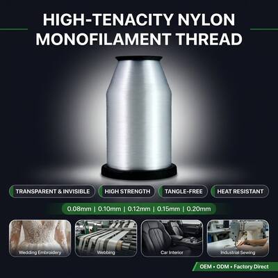 0.15MM 0.18MM 0.20MM 0.25MM 0.30MM Nylon Fishing Thread PA6 PA66 Monofilament Yarn Polyamide Mono